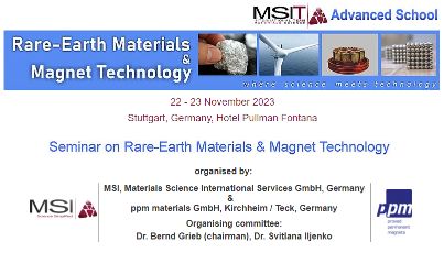 Rare-Earth Materials & Magnet Technology (Seminar)
